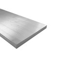 Remington Industries 1/2" x 6" Aluminum Flat Bar, 6061 Plate, 1" Length, T6511 Mill Stock 0.50X6.0FLT6061T6511-1